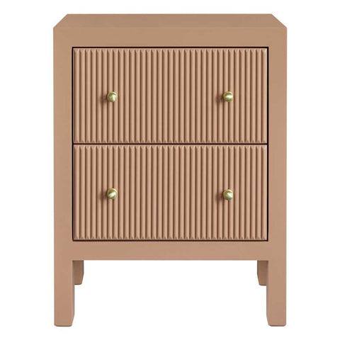 Ariana Bedside Table - Small Mocha Mousse