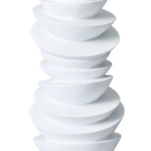 Mendoza Table Lamp - White w Off White Shade