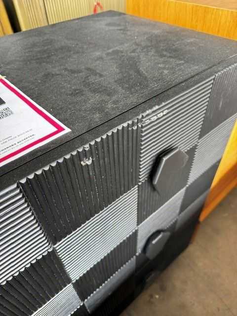 Alton 3 Drawer Chest -  Black - OUTLET NSW
