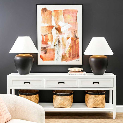 Auburn Abstract 90x120cm Canvas Painting