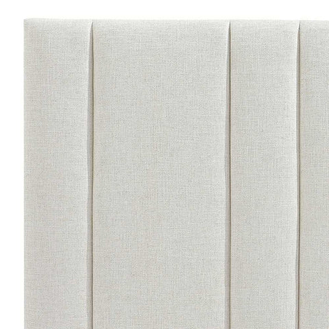 Bronx 325x130cm King Bedhead - Natural Linen