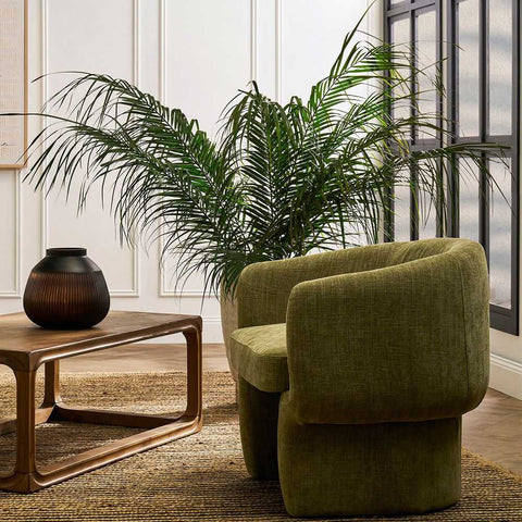 Avenue Arm Chair - Sage Chenille - Occasional Chairs - Eleganté