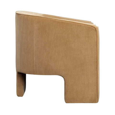 Kylie Arm Chair - Ochre Velvet - OUTLET NSW