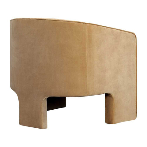 Kylie Arm Chair - Ochre Velvet - OUTLET NSW