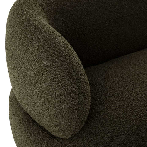 Greenwich 3 Seater Sofa - Green Boucle - Greenwich 3 Seater Sofa - Green Boucle - Eleganté