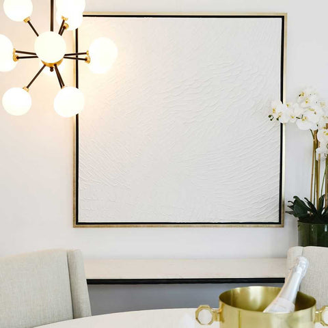 Snow White 145x145cm Canvas Painting - OUTLET NSW