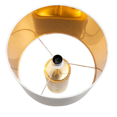 Paola Table Drum Shade - White - Paola Table Drum Shade - White - Eleganté