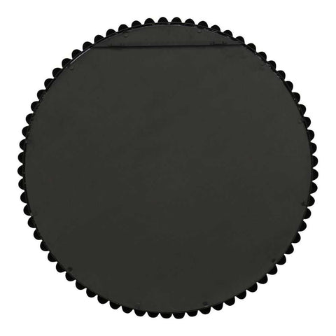 Esme Round Wall Mirror - Black