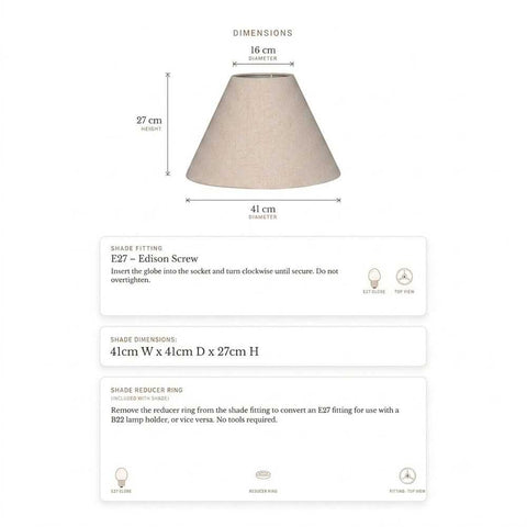 Messina Empire Shade - Medium Natural
