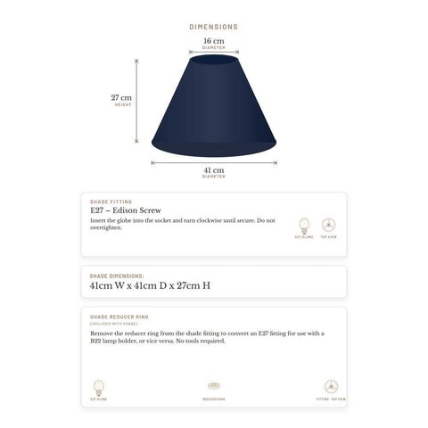 Messina Empire Shade - Medium Navy