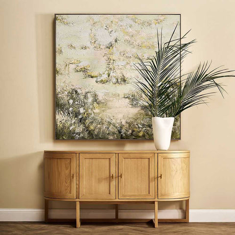 Whimsical Meadow 140x140cm Oil on Canvas Painting
