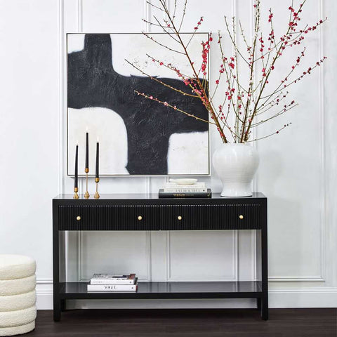 Ariana 140cm Console Table - Black