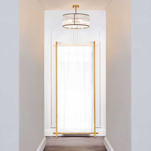 Farrah Flush Mount - Brass