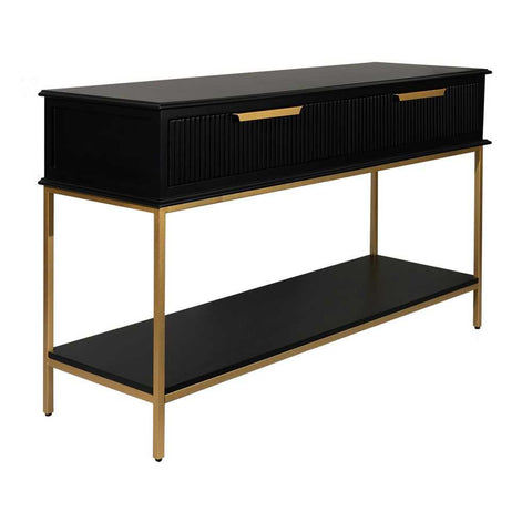Aimee 140cm Console Table - Black