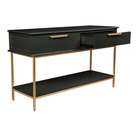 Aimee 140cm Console Table - Black
