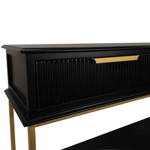 Aimee 140cm Console Table - Black