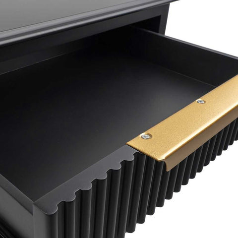 Aimee Bedside Table - Small Black - Bedside Tables - Eleganté