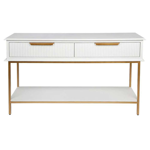Aimee 140cm Console Table - White