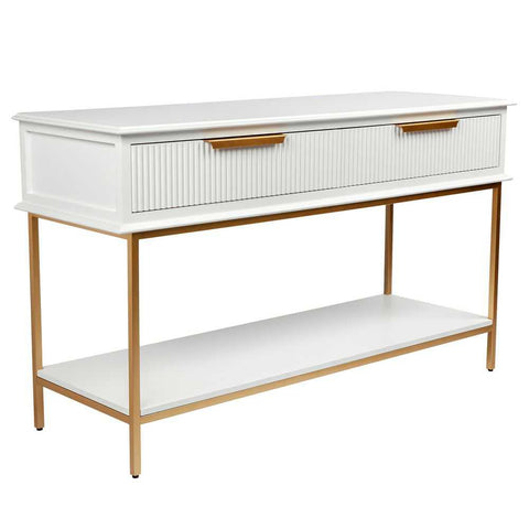 Aimee 140cm Console Table - White
