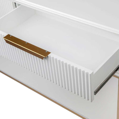 Aimee 140cm Console Table - White