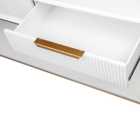 Aimee 200cm Console Table -  White