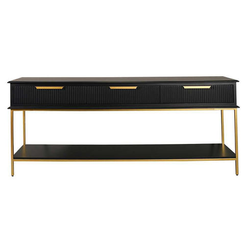 Aimee 200cm Console Table -  Black
