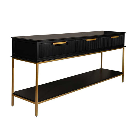 Aimee 200cm Console Table -  Black