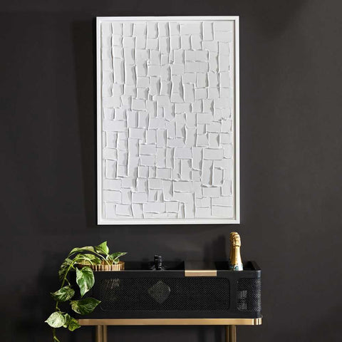 Mosaic Blanco 65x95cm Canvas Painting