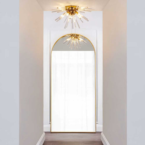 Archibald Floor Mirror - Gold Leaf