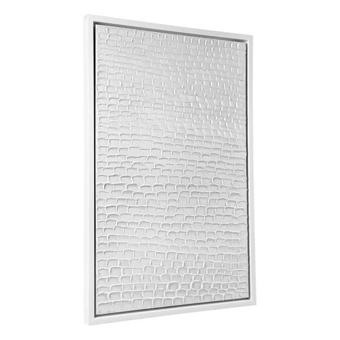 White Ripples 55x85cm Canvas Painting
