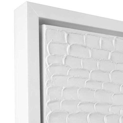 White Ripples 55x85cm Canvas Painting