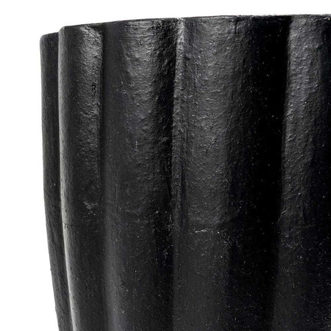Verona Terracotta Planter - Large Black - OUTLET NSW