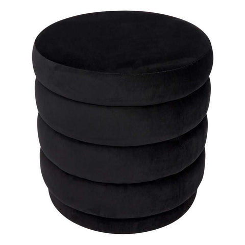 Demi Stool - Black Velvet