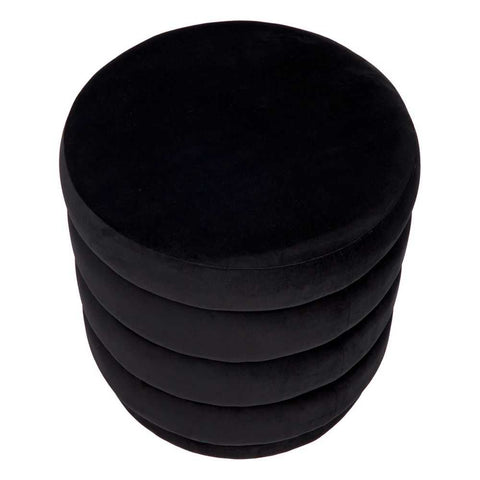 Demi Stool - Black Velvet