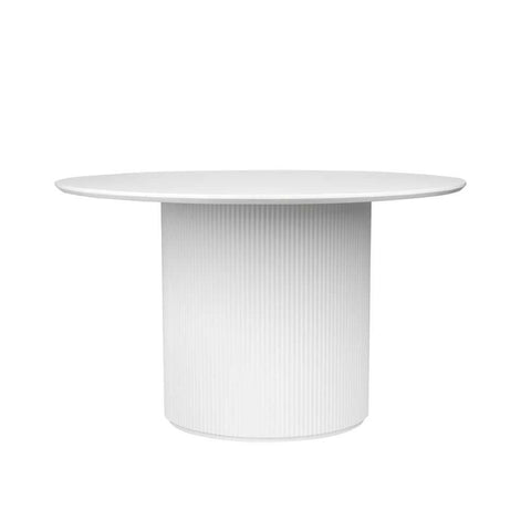 Arlo Round Dining Table - 1.2m White