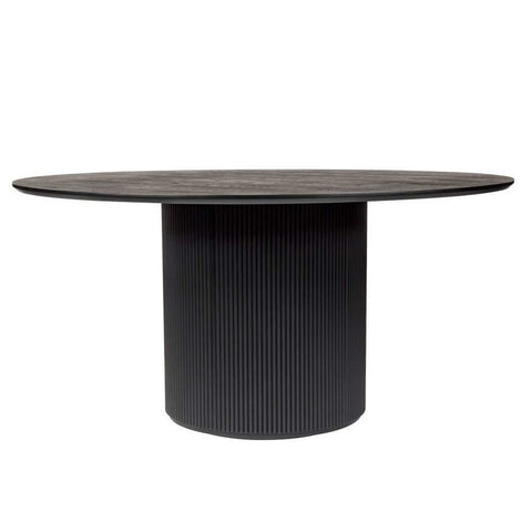 Arlo Round Dining Table - 1.5m Black