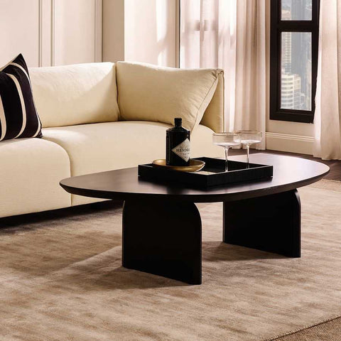 Miles Mirrored Tray - Medium Black