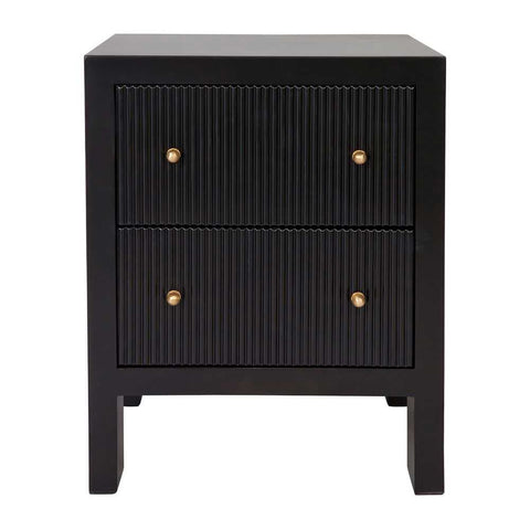 Ariana Bedside Table - Small Black - Bedside Tables - Eleganté
