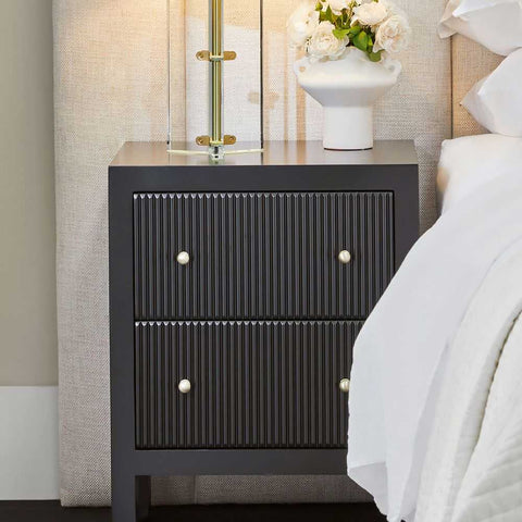 Ariana Bedside Table - Small Black - Bedside Tables - Eleganté