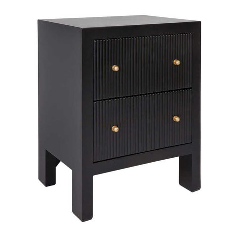 Ariana Bedside Table - Small Black - Bedside Tables - Eleganté
