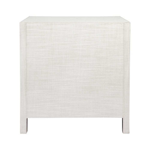 Astley Upholstered Bedside Table - Natural - Bedside Tables - Eleganté