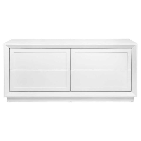 Balmain 4 Drawer Chest - White