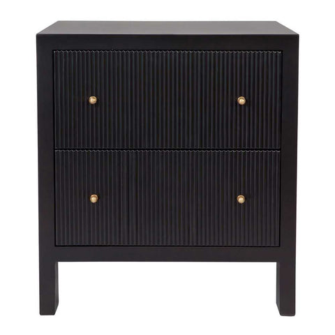 Ariana Bedside Table - Large Black - Bedside Tables - Eleganté
