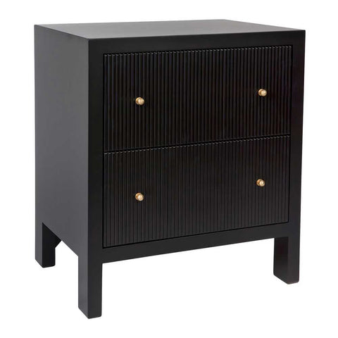 Ariana Bedside Table - Large Black - Bedside Tables - Eleganté