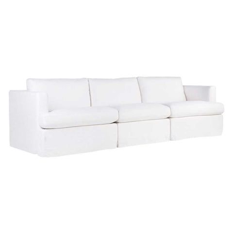 Birkshire Slip Cover Modular Sofa - White Linen Option 3 - Birkshire Slip Cover Modular Sofa - White Linen Option 3 - Eleganté