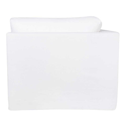 Birkshire Slip Cover Modular Corner Seat - White Linen