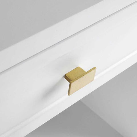 Logan Bedside Table - Small White