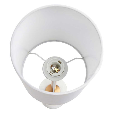 Nola Table Drum Shade - White