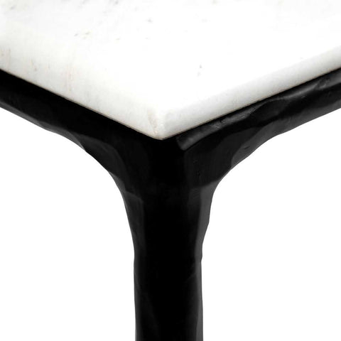 Heston 140cm Marble Console Table - Black