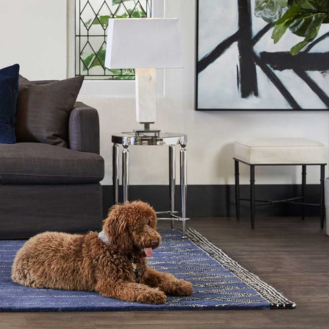 Jak Glass Side Table - Nickel - Side Tables - Eleganté